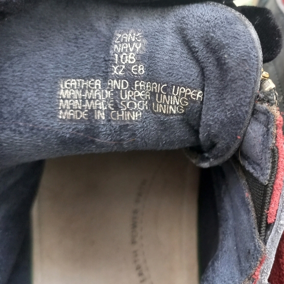 Earth Women's Zane Navy/Red Leather Sneakers Size 10 B US - Picture 12 of 15